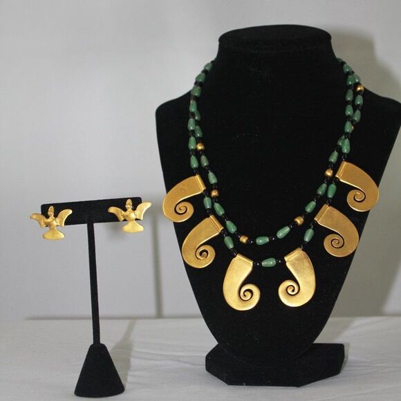 Luis Alberto CANO Necklace & Earring Set - Picture 3 of 7